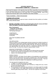 Each report for decision on this Agenda shows the Officer... of the Corporate Director and in the case of private... OFFICERS’ REPORTS TO – 1 AUGUST 2013