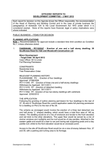 Each report for decision on this Agenda shows the Officer... of  the  Head  of  Planning ... OFFICERS’ REPORTS TO – 3 MAY 2012