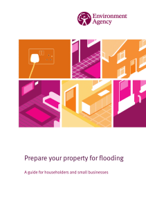 Prepare your property for flooding