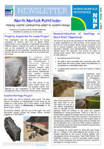North Norfolk Pathfinder  Helping coastal communities adapt to coastal change