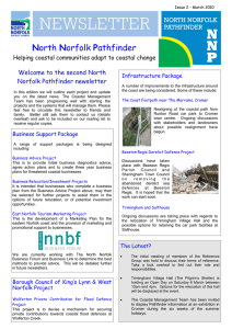 Welcome to the second North Norfolk Pathfinder newsletter  Infrastructure Package