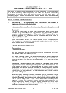 OFFICERS’ REPORTS TO DEVELOPMENT CONTROL COMMITTEE (WEST) – 14 JULY 2008