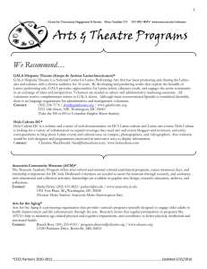 Arts &amp; Theatre Programs We Recommend… 1