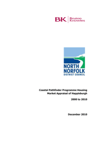 Coastal Pathfinder Programme Housing Market Appraisal of Happisburgh 2000 to 2010