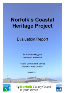 Norfolk’s Coastal Heritage Project Evaluation Report
