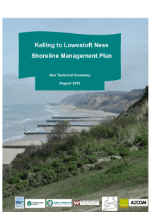 Ness Kelling to Lowestoft Ness Shoreline Management Plan
