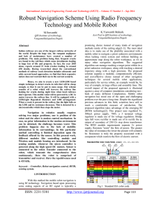 Robust Navigation Scheme Using Radio Frequency Technology and Mobile Robot  .