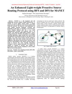 An Enhanced Light-weight Proactive Source Rashmi Dewangan , Prof. Somesh Kumar Dewangan