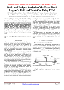 Static and Fatigue Analysis of the Front Draft