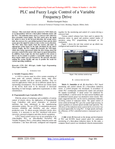 PLC & Fuzzy Logic Control of Variable Frequency Drive