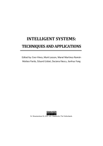 INTELLIGENT SYSTEMS: TECHNIQUES AND APPLICATIONS