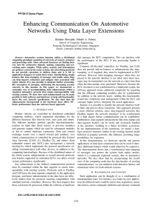 Enhancing Communication On Automotive Networks Using Data Layer Extensions