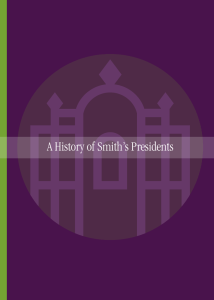 A History of Smith’s Presidents