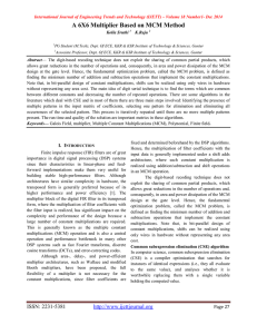 International Journal of Engineering Trends and Technology (IJETT) – Volume... Kolla Sruthi K.Raju