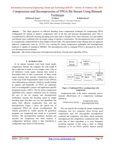 Compression and Decompression of FPGA Bit Stream Using Bitmask  K.Khuresh Gouse