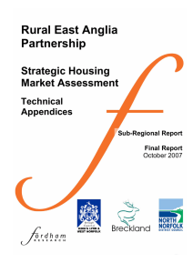 Rural East Anglia Partnership Strategic Housing Market Assessment