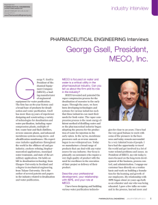 G  George Gsell, President, MECO, Inc.