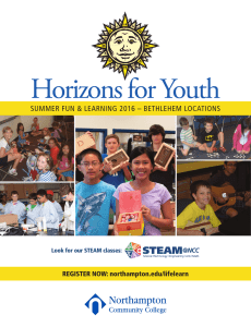 Horizons for Youth SUMMER FUN &amp; LEARNING 2016 – BETHLEHEM LOCATIONS