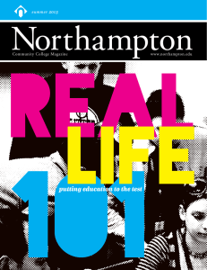 putting education to the test  Community College Magazine www.northampton.edu
