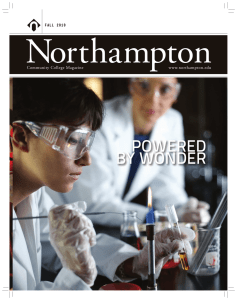 Northampton POWERED BY WONDER Community College Magazine