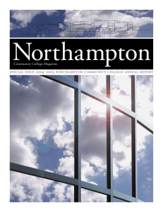 Northampton special issue 2004-2005 northampton community college annual report Community College Magazine