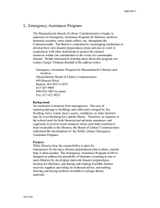 L. Emergency Assistance Program
