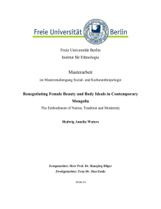 Masterarbeit Freie Universität Berlin Institut für Ethnologie