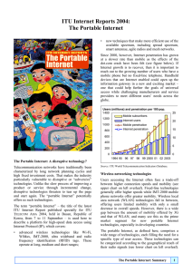 ITU Internet Reports 2004: The Portable Internet