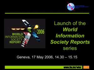 Launch of the series World Information