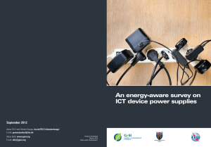 An energy-aware survey on ICT device power supplies  September 2012