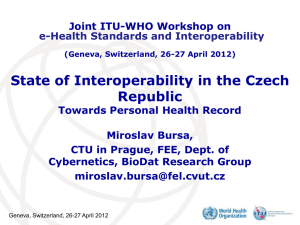 State of Interoperability in the Czech Republic