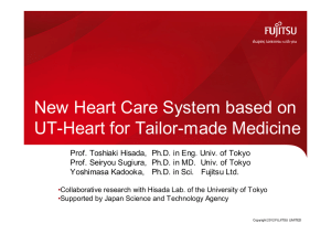 New Heart Care System based on UT-Heart for Tailor-made Medicine