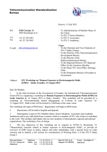 Telecommunication Standardization Bureau