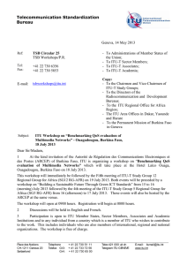 Telecommunication Standardization Bureau