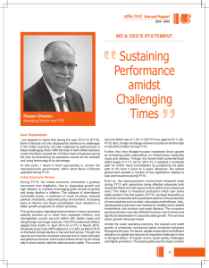 Sustaining Performance amidst Challenging