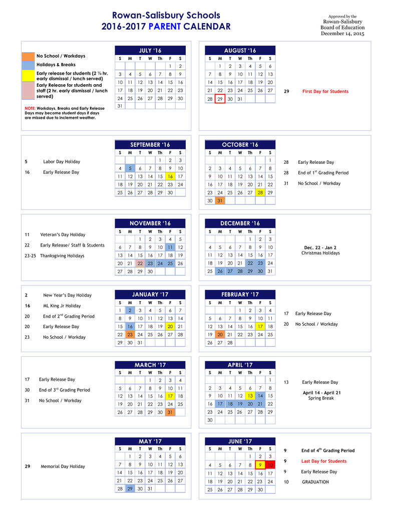 Salisbury University Calendar Printable Calendar Blank