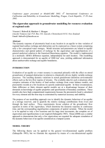 Conference paper presented at ModelCARE 2002, 4 International Conference on