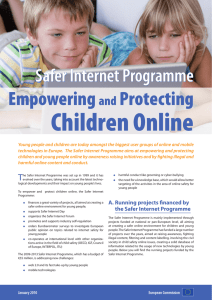 Children Online Empowering Protecting Safer Internet Programme