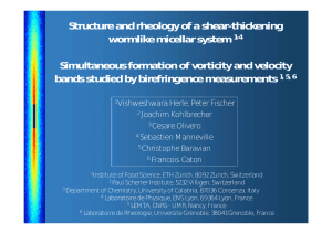 Structure and rheology of a shear-thickening wormlike micellar system