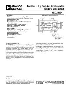 a Low-Cost with Duty Cycle Output ADXL202E*