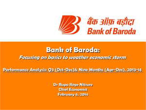 Bank of Baroda: Focusing on basics to weather economic storm