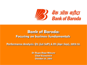 Bank of Baroda: Focusing on business fundamentals