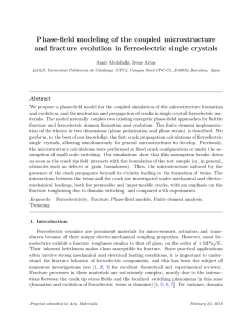 Phase-field modeling of the coupled microstructure