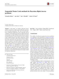 Sequential Monte Carlo methods for Bayesian elliptic inverse problems