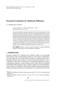 Parameter Estimation for Multiscale Diffusions