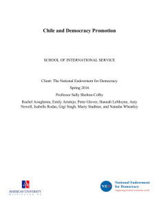 Chile and Democracy Promotion