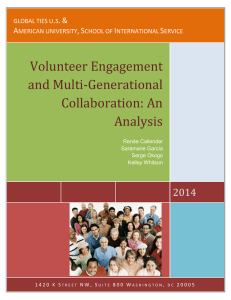 Volunteer Engagement and Multi-Generational Collaboration: An
