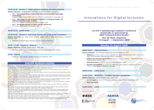 Innovations for Digital Inclusion
