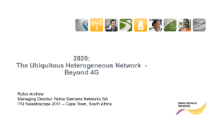 2020: The Ubiquitous Heterogeneous Network  - Beyond 4G