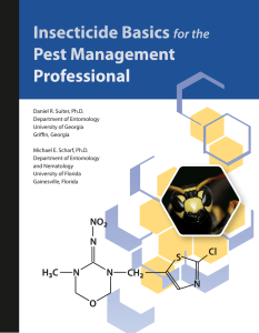 Insecticide Basics Pest Management Professional for the